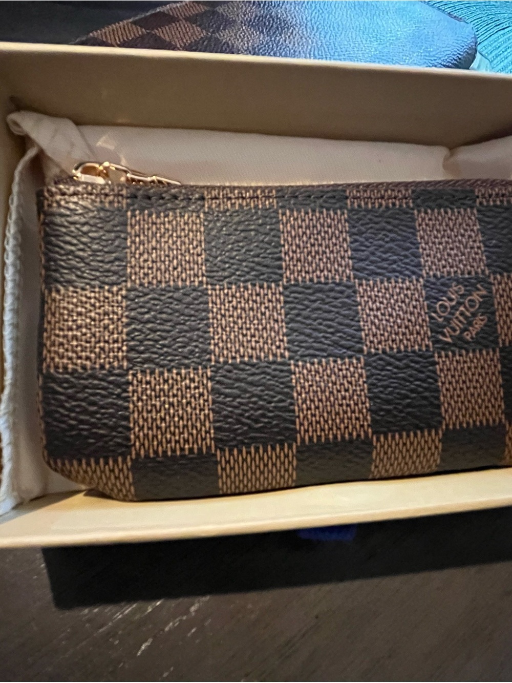 AUTHENTIC LOUIS VUITTON CABAS RIVINGTON TOTE BAG PURSE DAMIER CA 0141 W/WALLETS - Picture 15 of 16